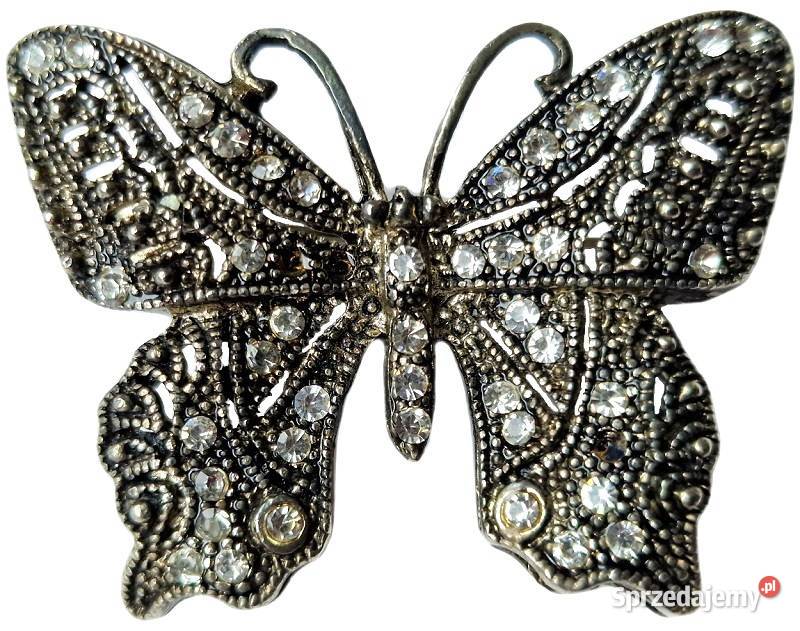 VINTAGE KOSTIUMOWA BROSZKA W STYLU ART DECO śląskie