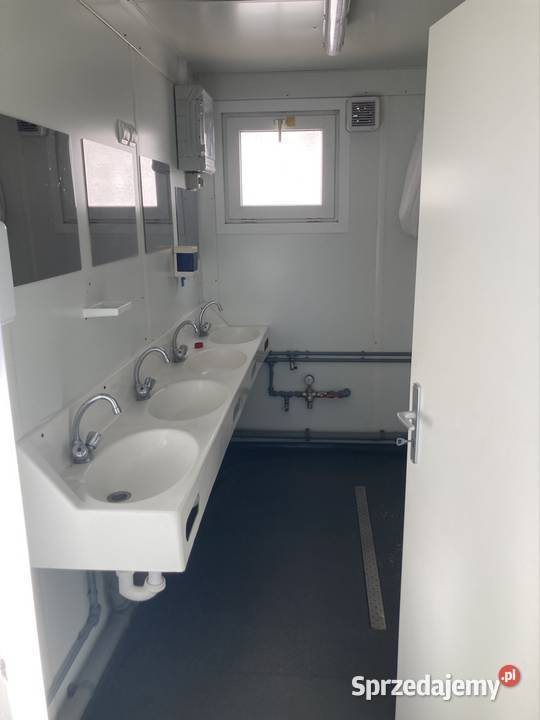 Kontener sanitarny 20 Containex prysznice Zgierz
