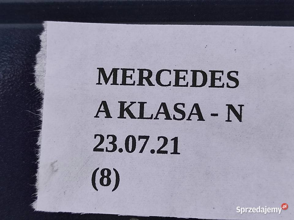 BELKA PRZÓD POD ZDERZAK MERCEDES A KLASA osobowe Nowy Tomyśl