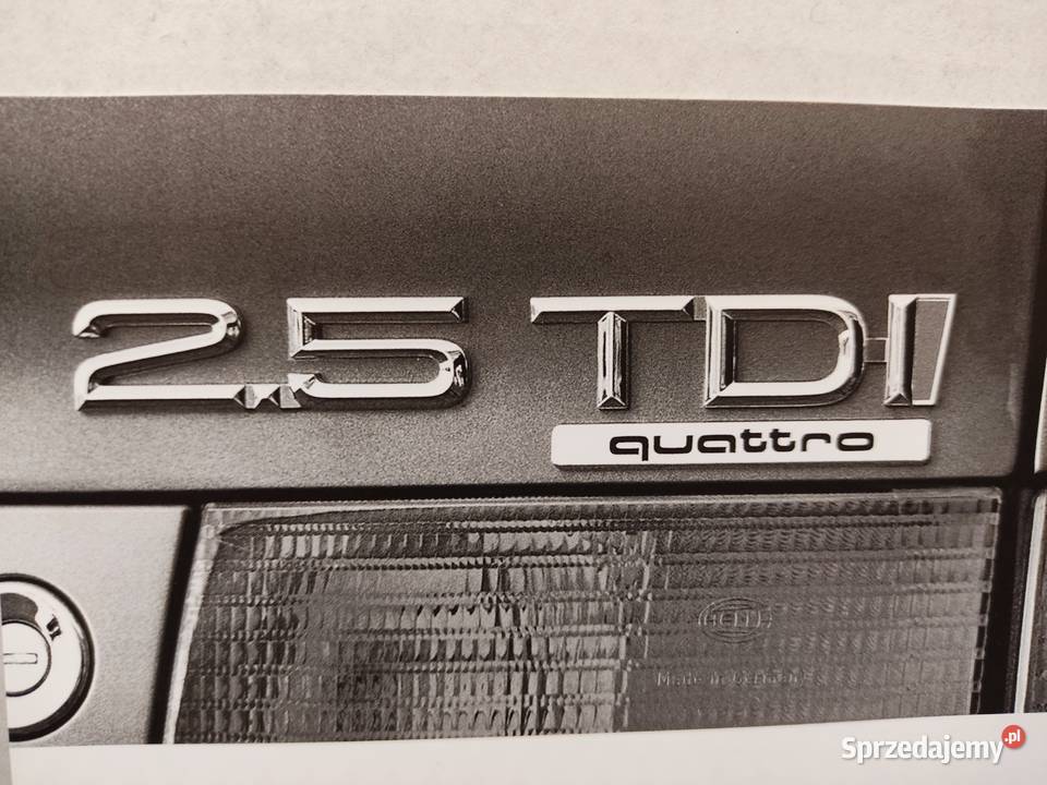 Pocztówka widokówka Audi silnik 25TDI quattro