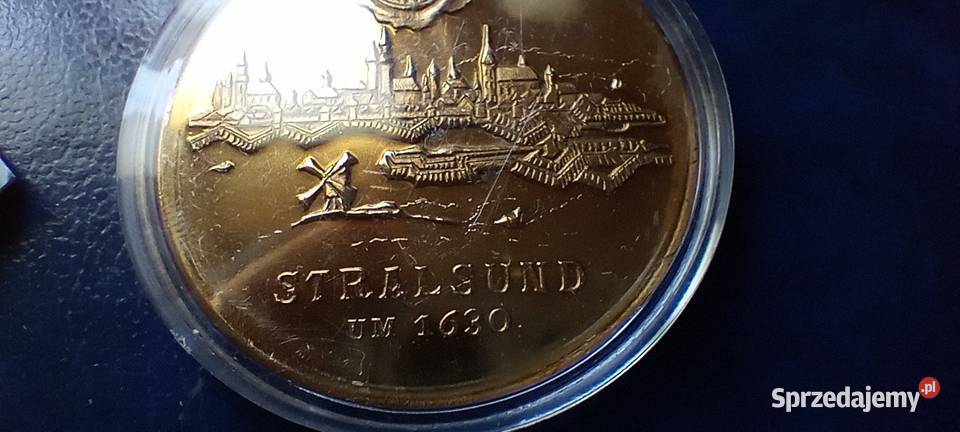 Stare monety Medal Stralsund Niemcy 119 podkarpackie Lesko