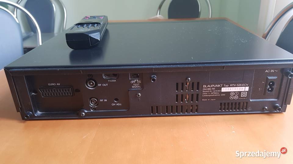 Blaupunkt RTV 535 ECV odtwarzacz VHS Stan Elektronika Warszawa