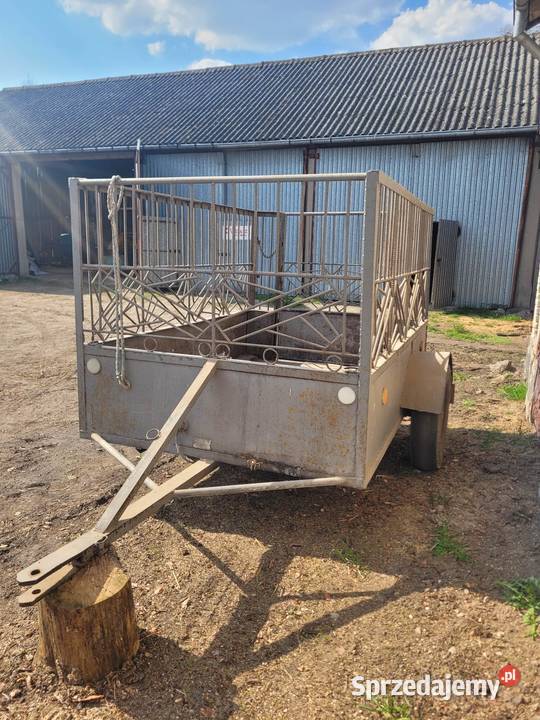 Przyczepka dwukółka zarejestrowana Sokoły