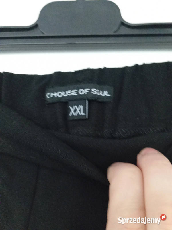 Spodnie Damskie Czarne Nowe na Gumce House Of