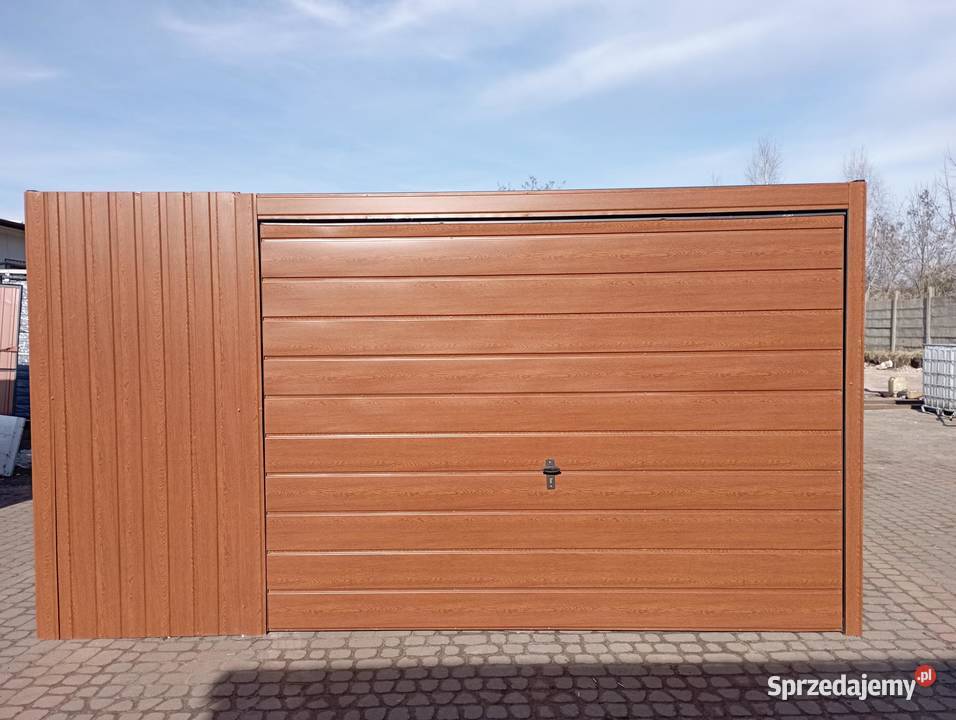 Garaż 3x5 brama uchylna do góry producent Piaski