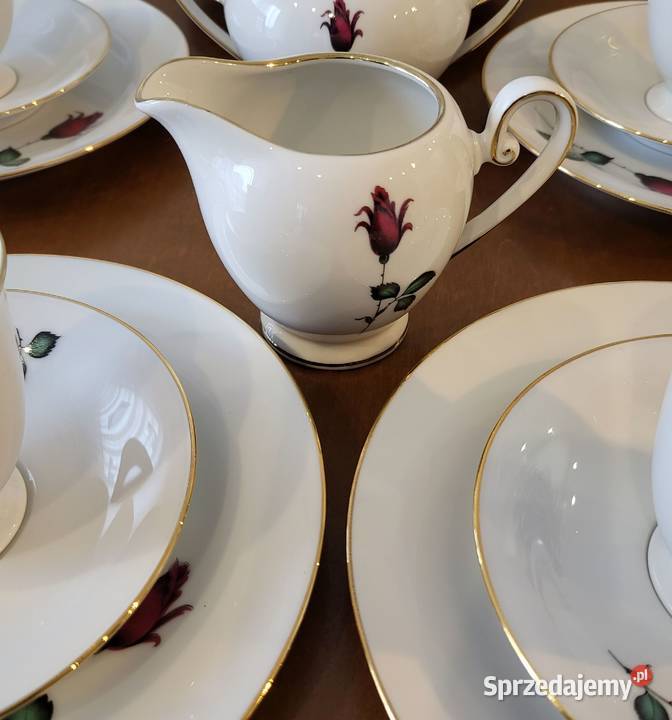 Tirschenreuth Bawaria serwis z różą 4 osób Szczecin