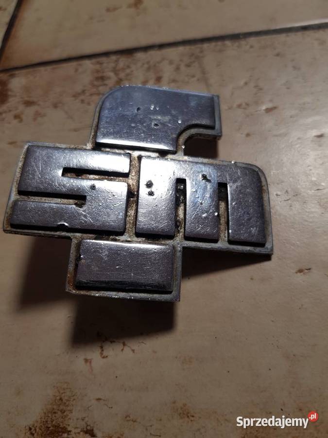 2Syrena 105Metalowy emblemat na maskę zachodniopomorskie Barlinek