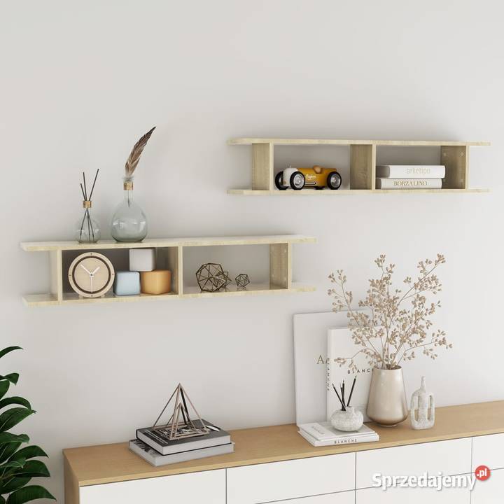 vidaXL Półki ścienne 2 dąb sonoma 105x18x20 sprzedam