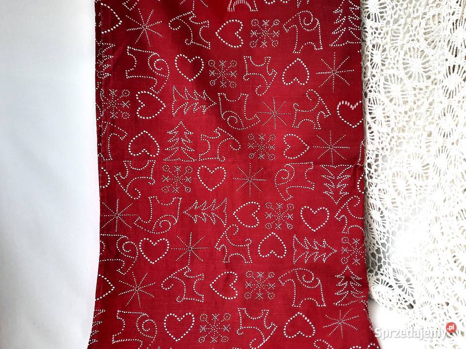 Firanka świąteczna 2 sztuki NOWE 120 x 240 Łódź