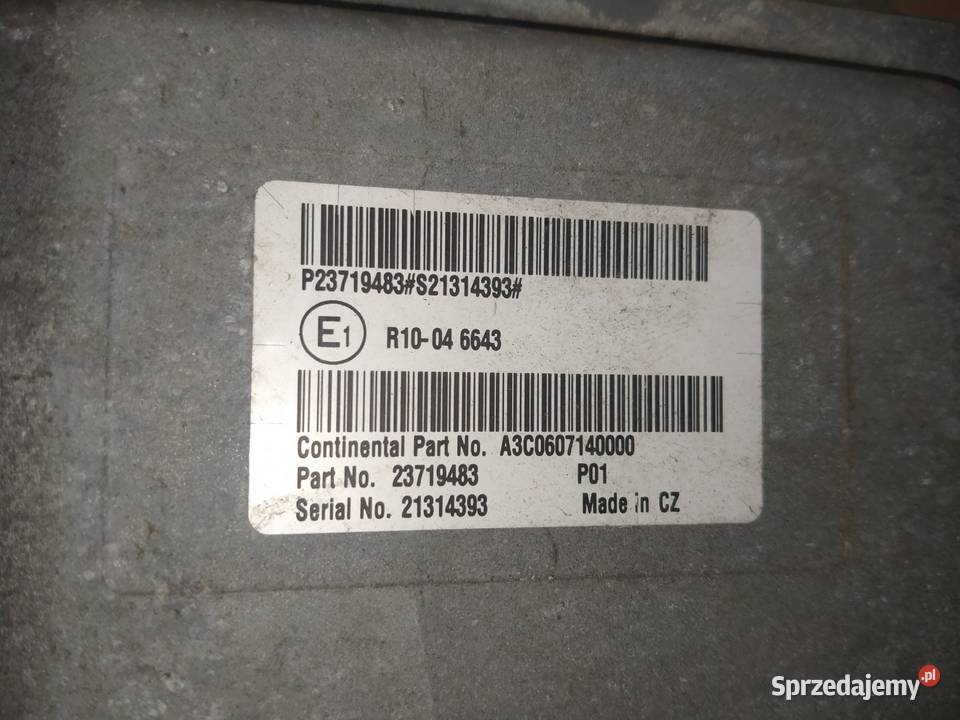 VOLVO FH JEDNOSTKA STERUJĄCA 23719483 P23719483 Kargowa