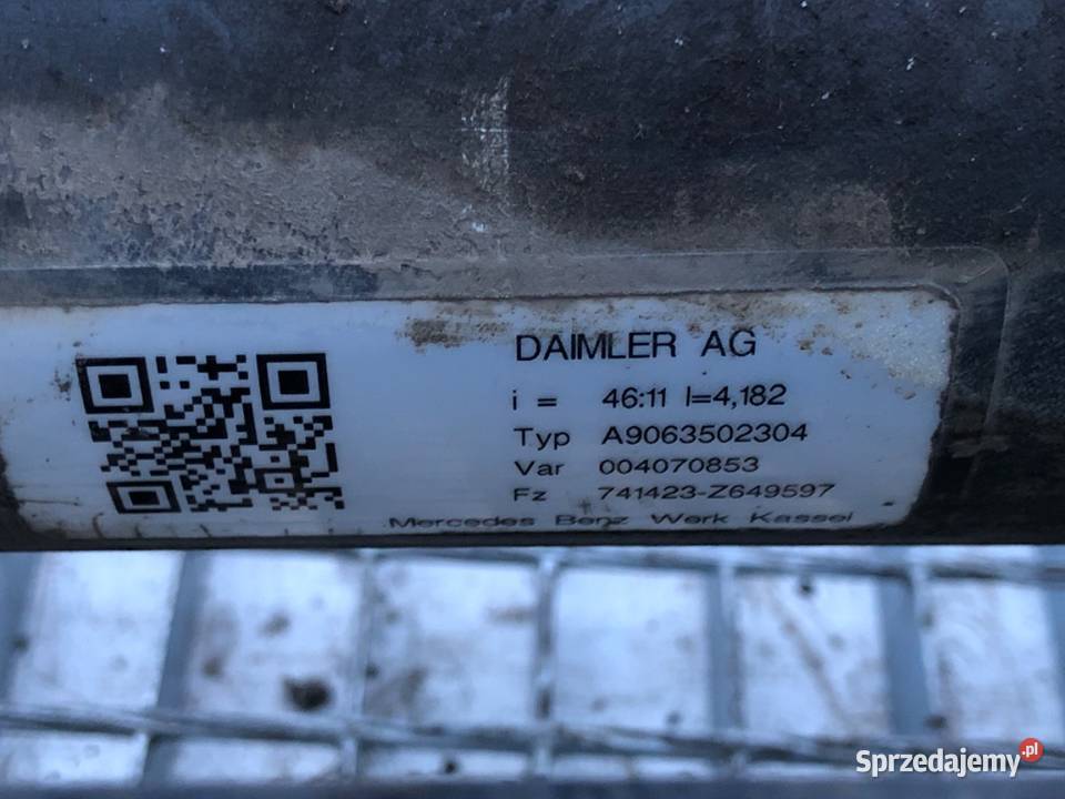 MOST DYFER TYŁ VW CARFTER 30 35 A9063502304 20