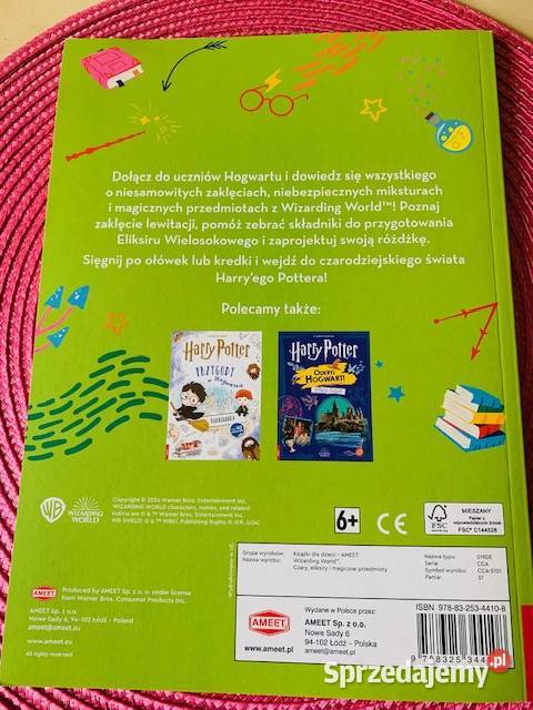 Harry Potter Czaryeliksiry i magiczne przedmioty Łamigłówki, zagadki i gry Warszawa