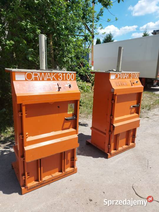 Belownica prasa do foli makulatury kartonu Produkcja Drzewica