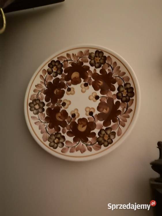 Talerz Ozdoby Włocławek Porcelana Fajans Okazja