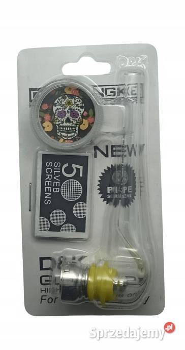 Lufka Szklana z Młynkiem Zestaw Fifka Młynek na Ostrowy nad Okszą