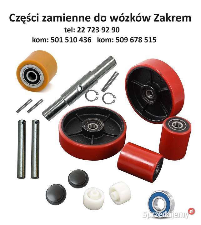 Kółka i rolki do paleciaka nylonowe Części Warszawa