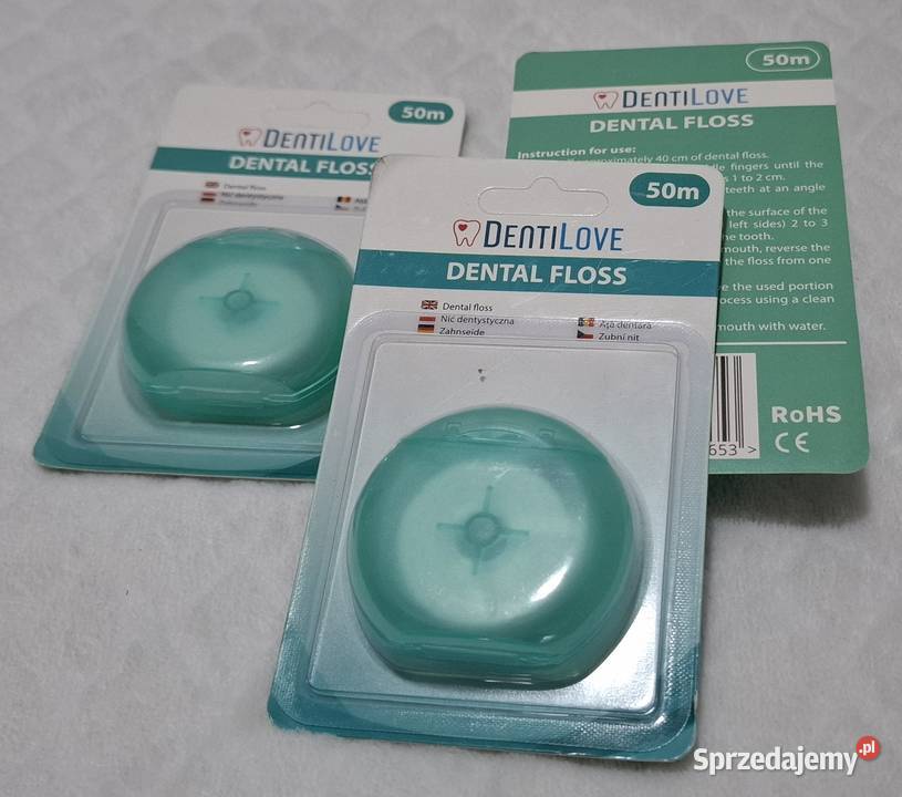 Nić dentystyczna 50m DentiLove 1 Pozostałe