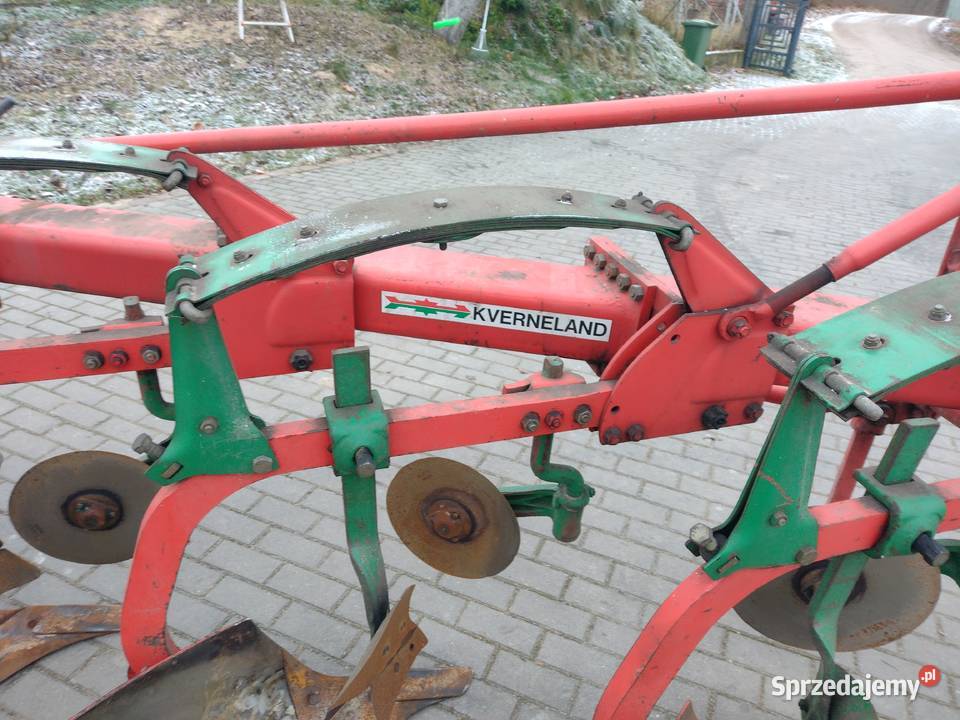Pług 4skibowy zagonowy kverneland zabezpieczenia Sośno