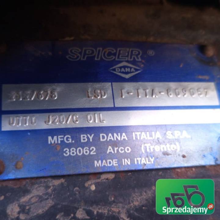 Przedni most Dana Spicer Holland LM 5060 wielkopolskie Wilkowo