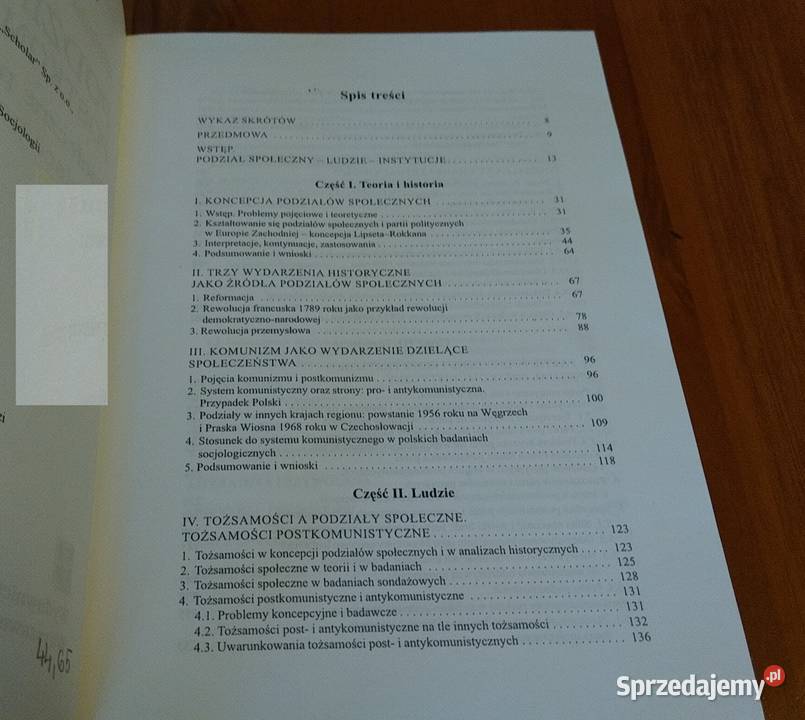 Podział postkomunistyczny społeczne podstawy pomorskie Gdańsk