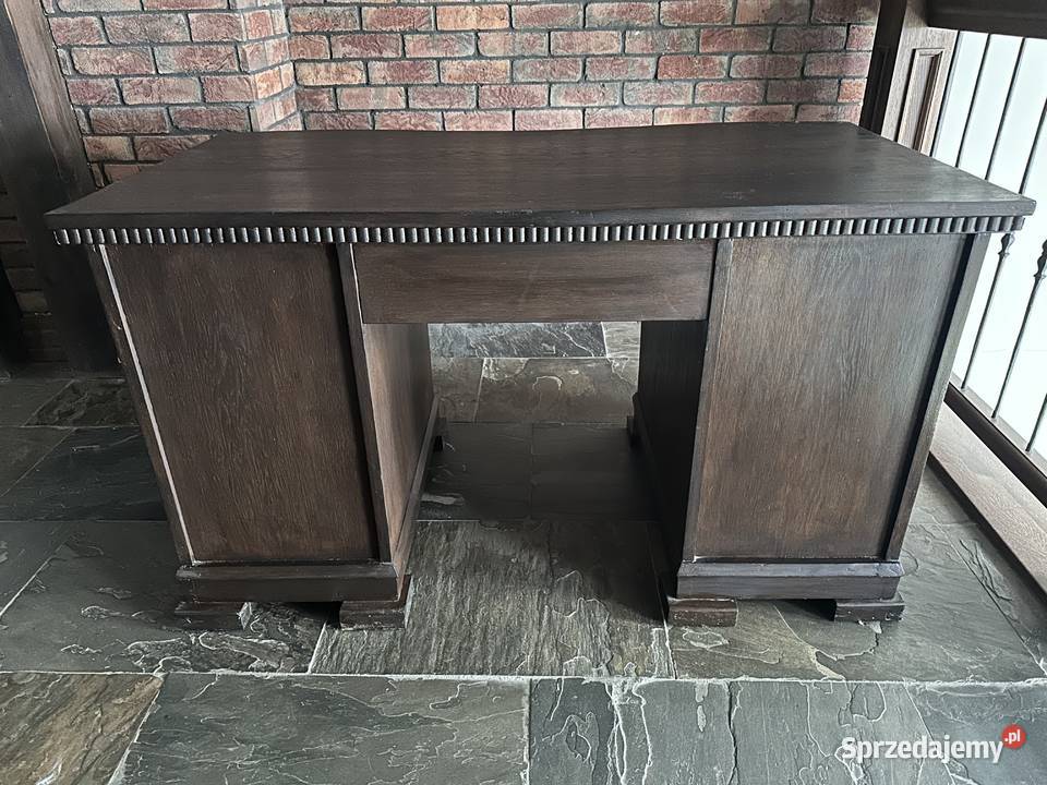 Kredens biurko krzesło secesja biblioteczka Antyki Bydgoszcz