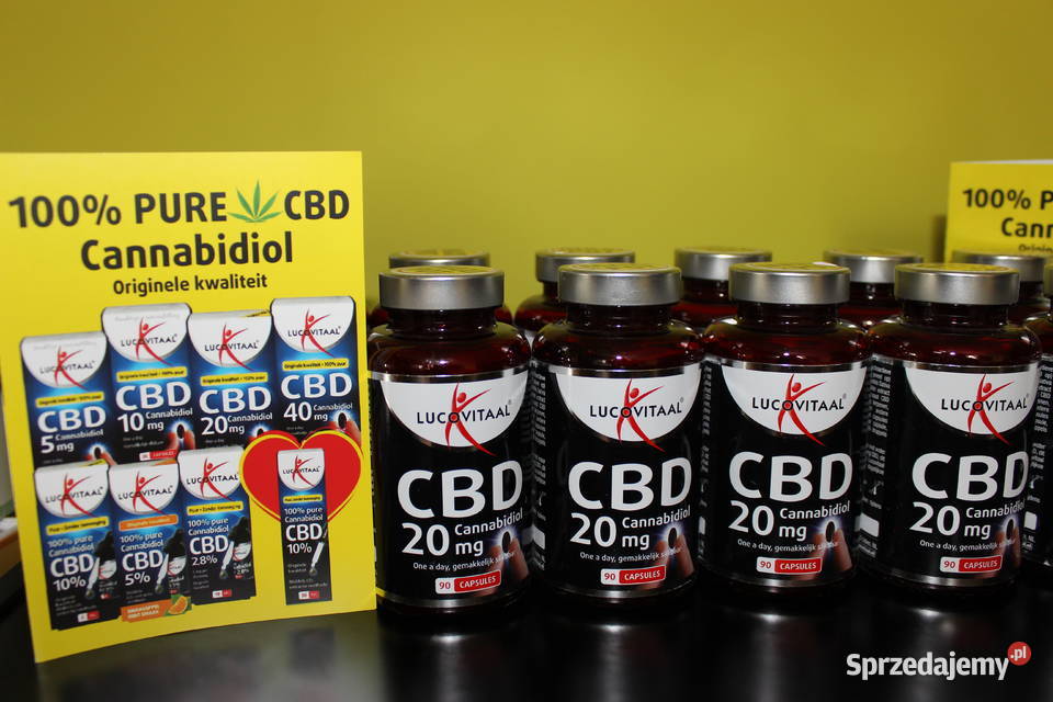 Olej konopny w kapsułkach CBD 20mg Lucovitaal Pozostałe