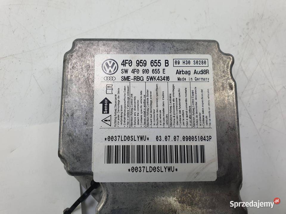 SENSOR AIRBAG AUDI A6 C6 4F0959655B sprzedam
