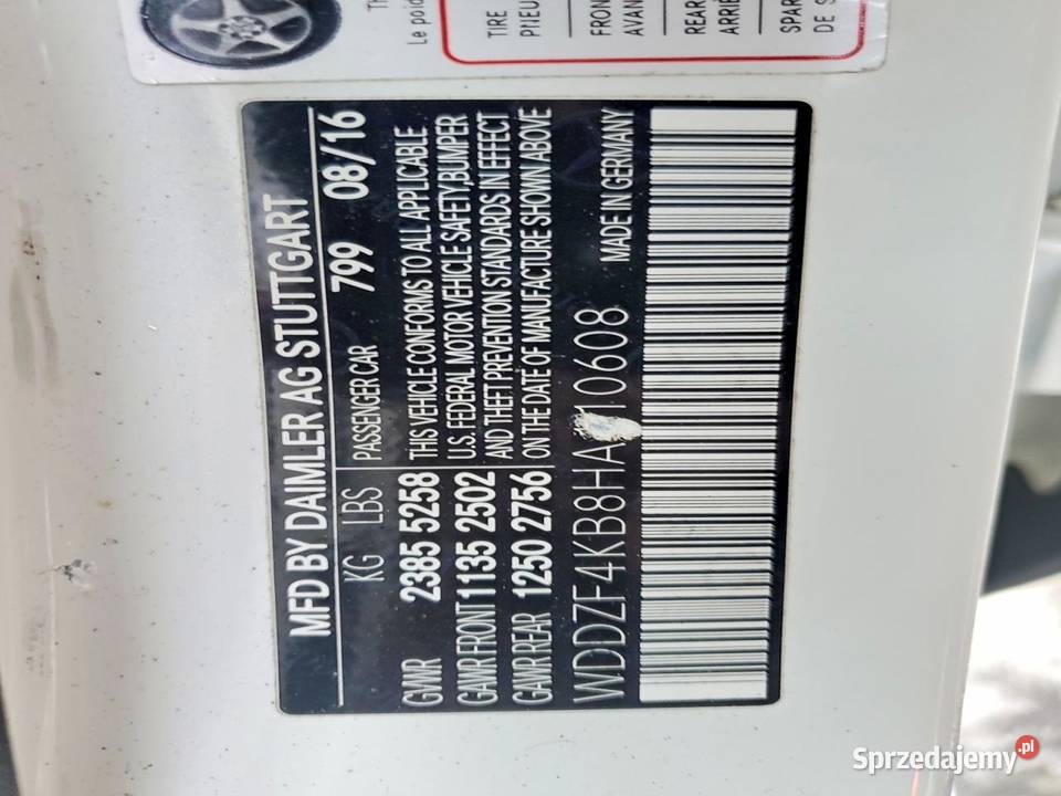 2016 MERCEDESBENZ E 300 4MATIC