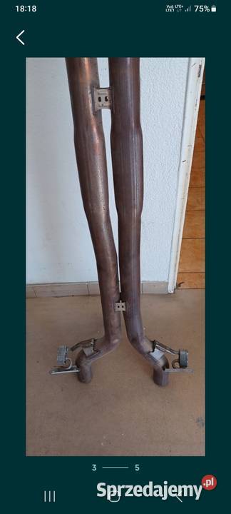 Tłumik środkowy porsche panamery osobowe dolnośląskie Wrocław