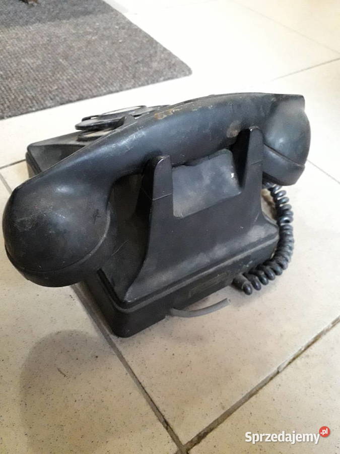 Bell Telephone zabytkowy czarny bakielitowy Telefony przewodowe Warszawa