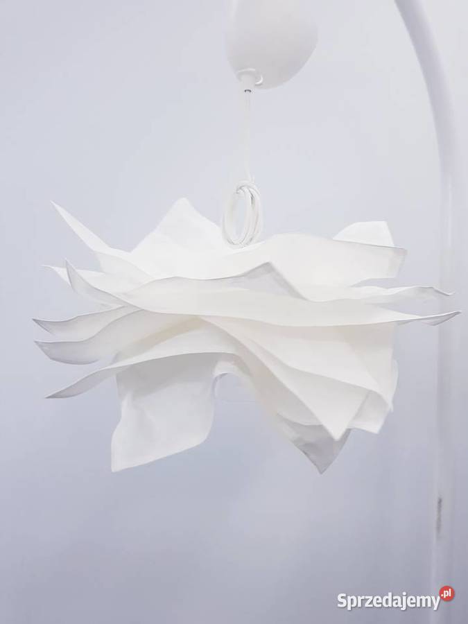 Lampa papierowa z oprawą i żarówką IKEA śląskie Dąbrowa Górnicza sprzedam