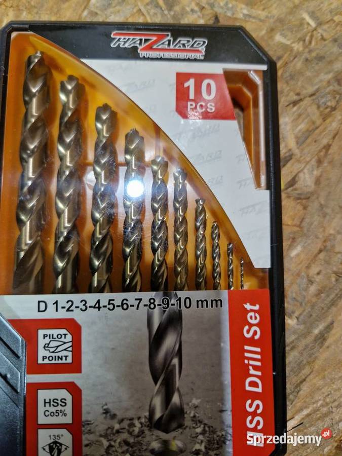 ZESTAW WIERTEŁ KOBALTOWYCH DO METALU sprzedam