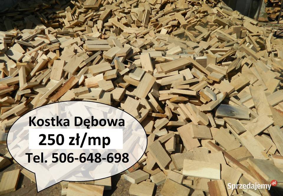 Łochów kostka dębowa drewno opałowe do wędzenia