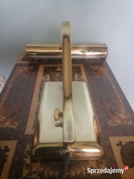 Lampa gabinetowa Bankierska z łat 50 tych Art małopolskie Kraków