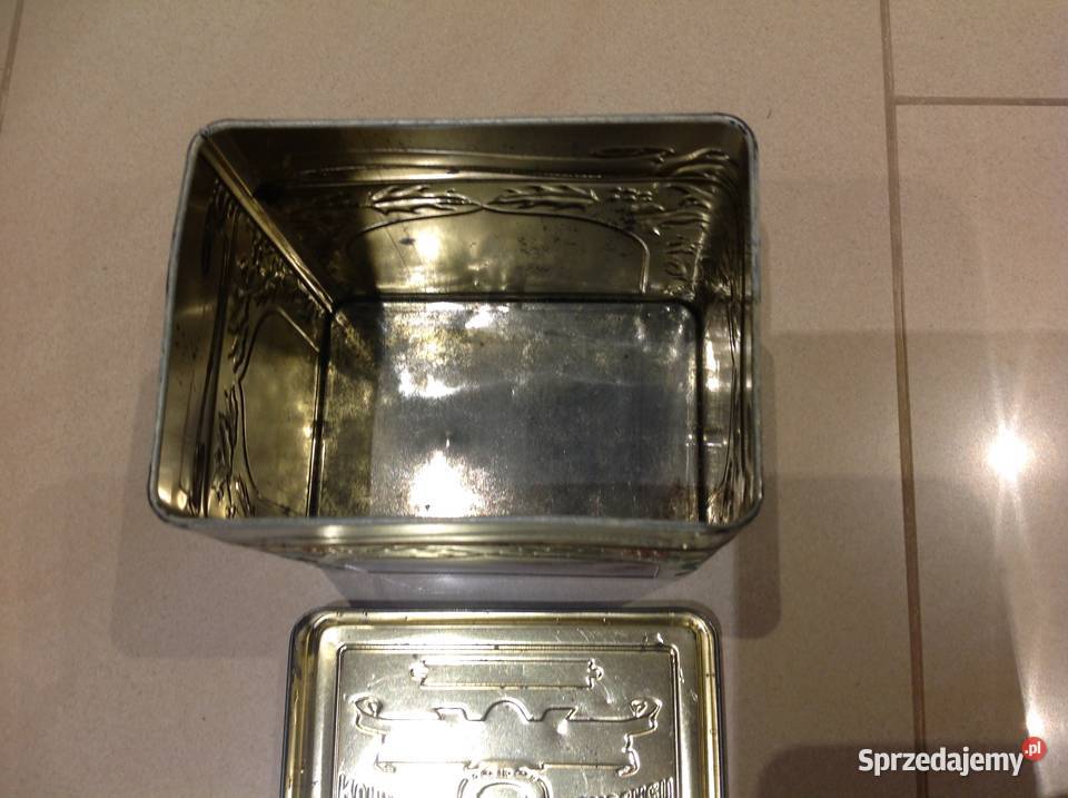 Stara Puszka Metalowa Herbatnikach Ferdinand