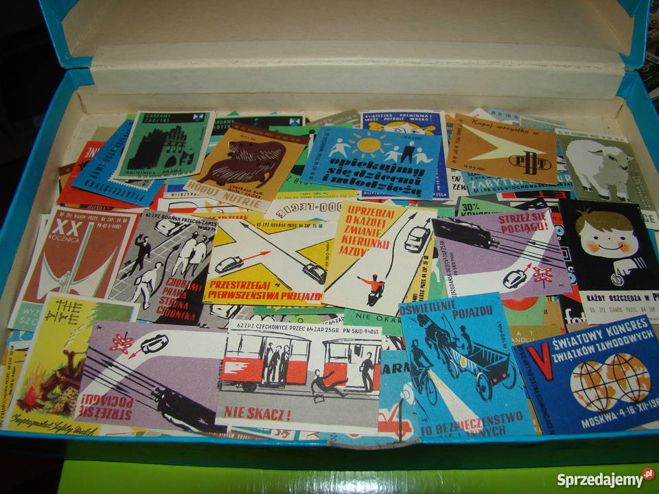 Etykiety zapałczane PRL ok 550 sztuk Mielec