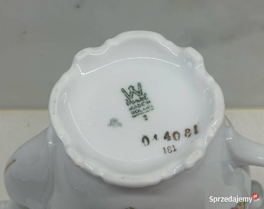 Serwis śniadaniowy porcelana Wawel z lat PRLu Łódź