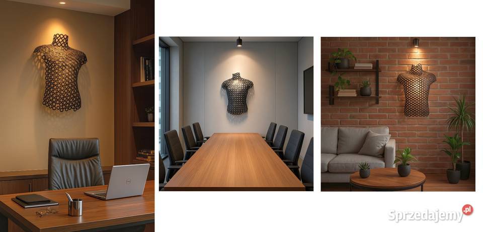 Rzeźba metal ścienna loft metaloplastyka na Jeżowe