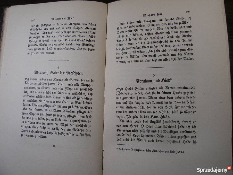 Abraham und Isaak drittes buch Krosno