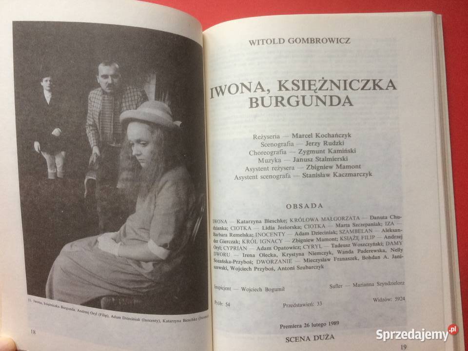 669 Szczecin Teatr Polski Kronika Sezonu 198889