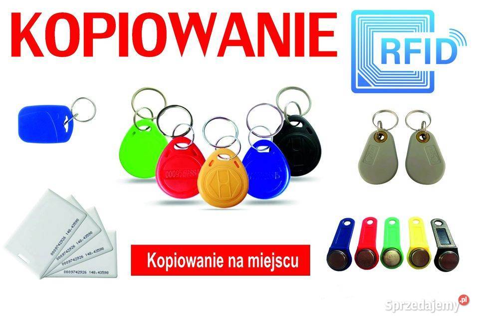 Kopiowanie pestek breloków kart RFID HID i UHF Warszawa