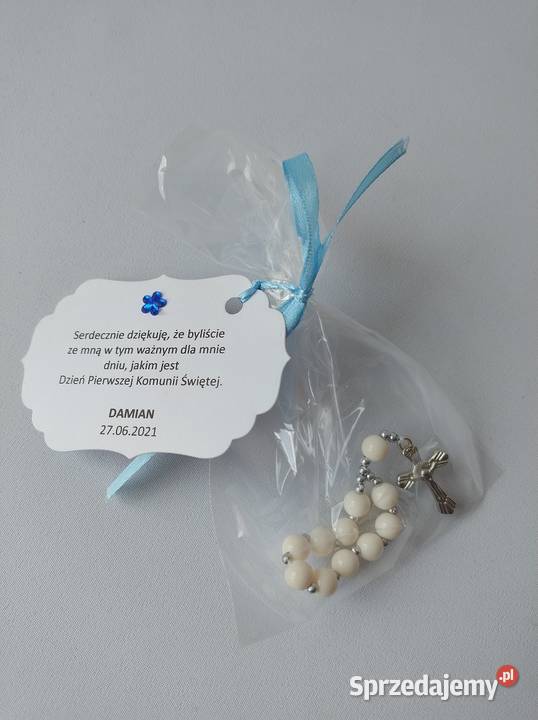 Podziękowania Komunia Różaniec Chłopiec Ecri M1 Poznań