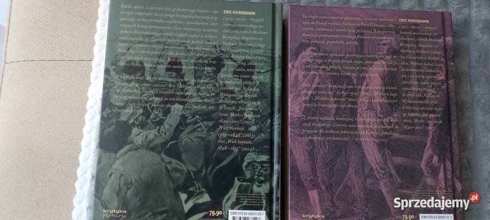 Eric Hobsbawm 2ksiazki Pozostałe Kraków