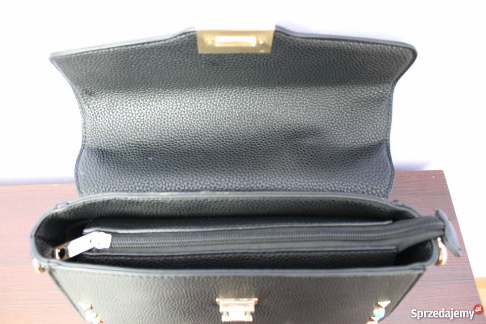 TOREBKA DAMSKA CZARNA Z AZTECKIM ODPINANYM Zalesie Górne