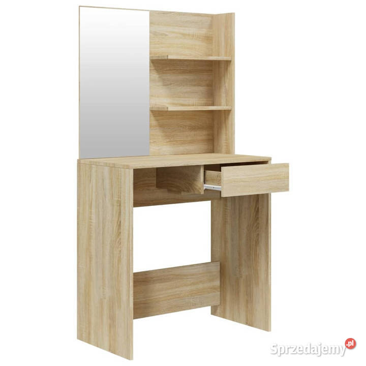 Toaletka z lustrem dąb sonoma 745x40x141