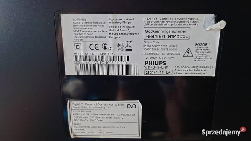 Telewizor Philips Telewizor 47 LCD Philips Philips Swarzędz