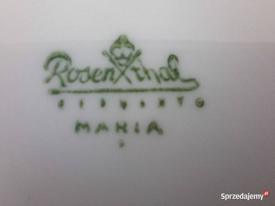 Rosenthal Maria Biała Komplet 3 talerzy 20 Gdańsk