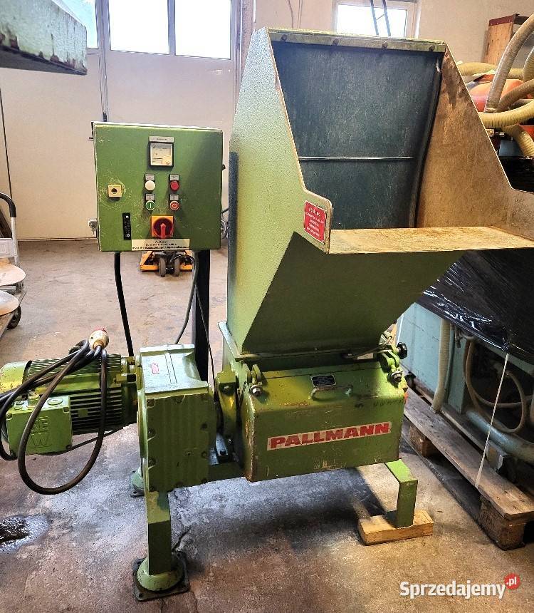 Młyn wolnoobrotowy kruszarka Pallmann 15 kW