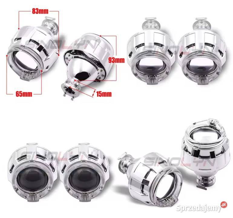 Soczewki bi ksenonowe H7 H4 osobowe śląskie Ligota sprzedam