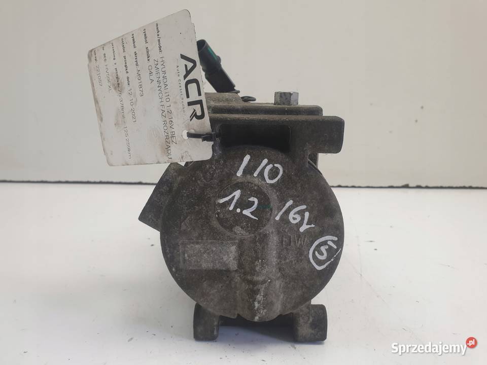 Hyundai i10 12 16V SPRĘŻARKA KLIMATYZACJI pompa Janów sprzedam
